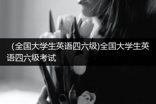 （全国大学生英语四六级)全国大学生英语四六级考试