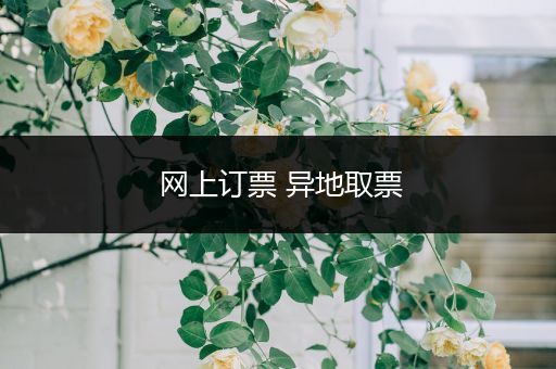 网上订票 异地取票