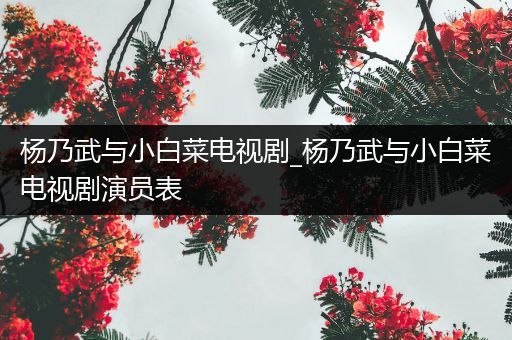 杨乃武与小白菜电视剧_杨乃武与小白菜电视剧演员表