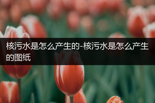 核污水是怎么产生的-核污水是怎么产生的图纸