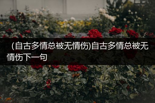 （自古多情总被无情伤)自古多情总被无情伤下一句