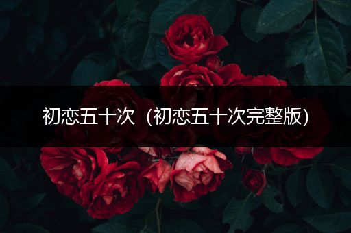 初恋五十次（初恋五十次完整版）