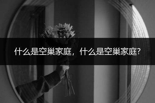 什么是空巢家庭，什么是空巢家庭?