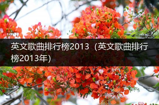英文歌曲排行榜2013（英文歌曲排行榜2013年）