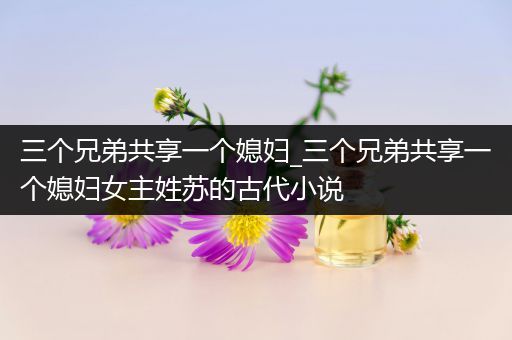 三个兄弟共享一个媳妇_三个兄弟共享一个媳妇女主姓苏的古代小说