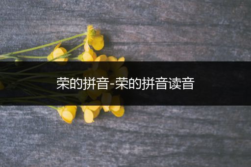 荣的拼音-荣的拼音读音