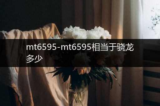 mt6595-mt6595相当于骁龙多少