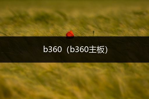 b360(b360主板)
