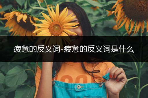 疲惫的反义词-疲惫的反义词是什么
