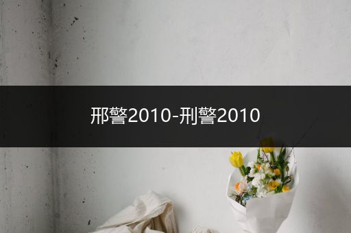 邢警2010-刑警2010