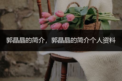 郭晶晶的简介,郭晶晶的简介个人资料