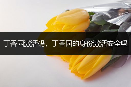 丁香园激活码,丁香园的身份激活安全吗