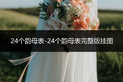 24个韵母表-24个韵母表完整版挂图