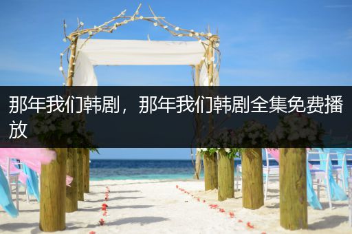 那年我们韩剧,那年我们韩剧全集免费播放