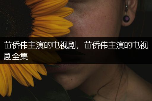 苗侨伟主演的电视剧,苗侨伟主演的电视剧全集