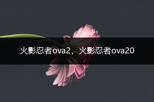 火影忍者ova2,火影忍者ova20
