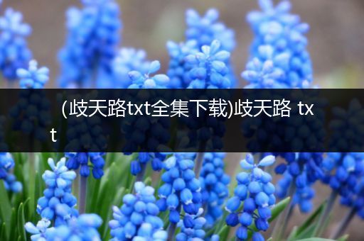 (歧天路txt全集下载)歧天路 txt