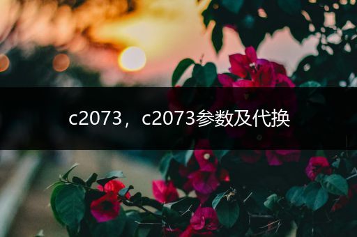 c2073,c2073参数及代换