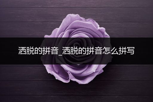 洒脱的拼音_洒脱的拼音怎么拼写