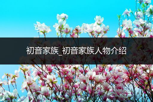 初音家族_初音家族人物介绍
