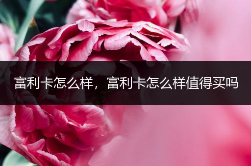 富利卡怎么样,富利卡怎么样值得买吗