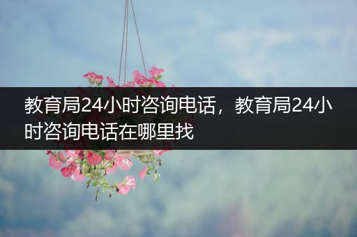 教育局24小时咨询电话,教育局24小时咨询电话在哪里找