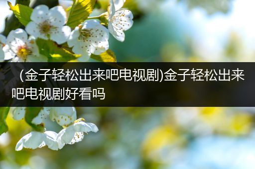 (金子轻松出来吧电视剧)金子轻松出来吧电视剧好看吗