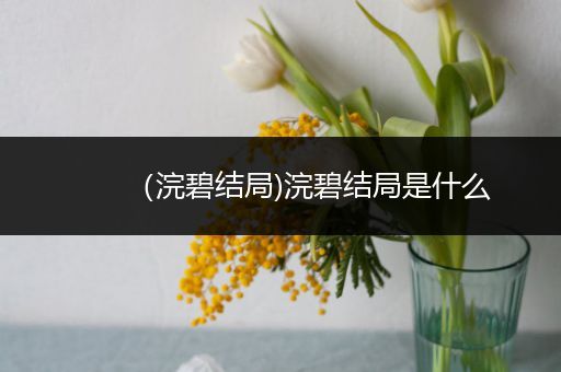 (浣碧结局)浣碧结局是什么