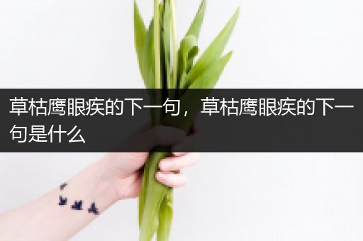草枯鹰眼疾的下一句,草枯鹰眼疾的下一句是什么