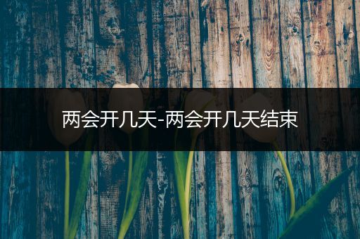 两会开几天-两会开几天结束