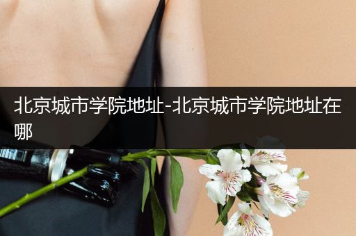 北京城市学院地址-北京城市学院地址在哪