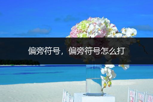 偏旁符号,偏旁符号怎么打