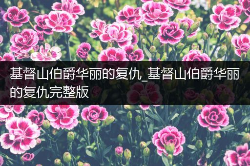 基督山伯爵华丽的复仇_基督山伯爵华丽的复仇完整版