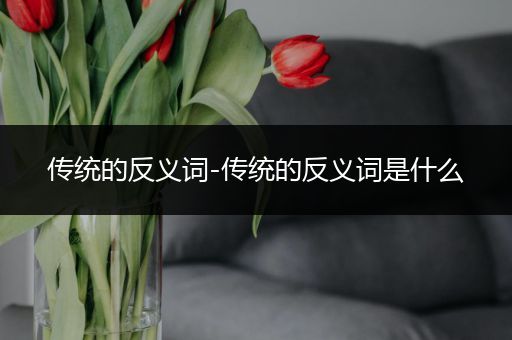 传统的反义词-传统的反义词是什么