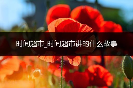 时间超市_时间超市讲的什么故事