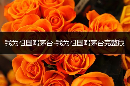 我为祖国喝茅台-我为祖国喝茅台完整版