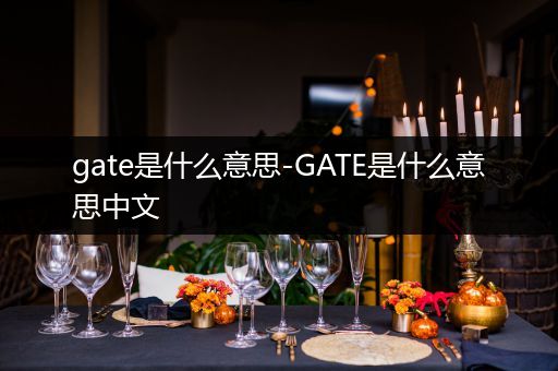 gate是什么意思-GATE是什么意思中文