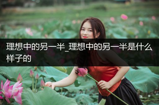 理想中的另一半_理想中的另一半是什么样子的