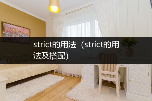 strict的用法(strict的用法及搭配)