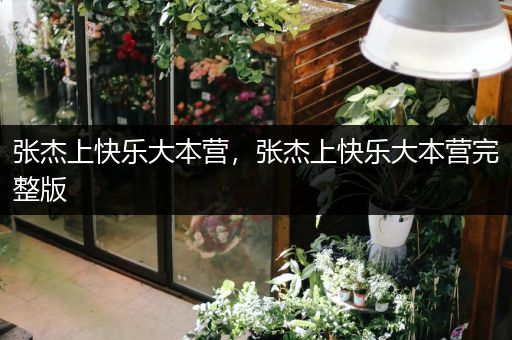 张杰上快乐大本营,张杰上快乐大本营完整版