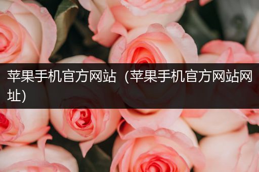 苹果手机官方网站(苹果手机官方网站网址)