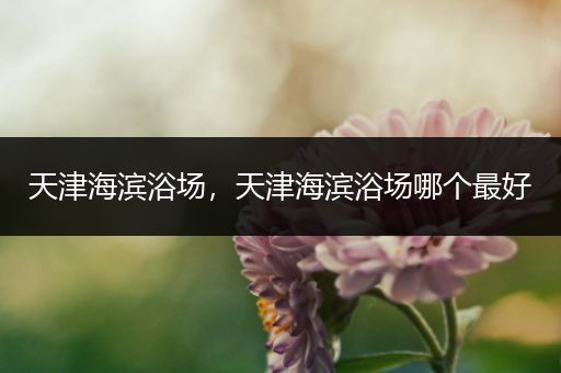 天津海滨浴场,天津海滨浴场哪个最好