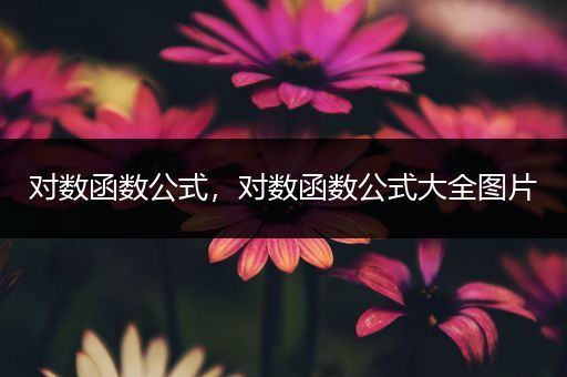 对数函数公式,对数函数公式大全图片
