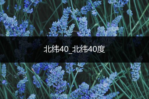 北纬40_北纬40度