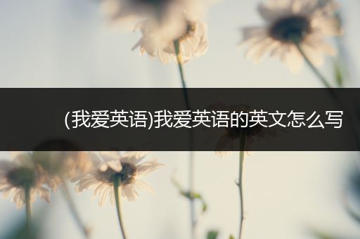 (我爱英语)我爱英语的英文怎么写