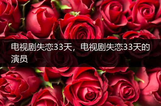 电视剧失恋33天,电视剧失恋33天的演员