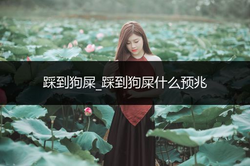 踩到狗屎_踩到狗屎什么预兆