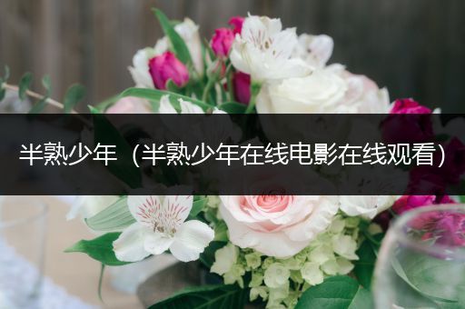 半熟少年(半熟少年在线电影在线观看)