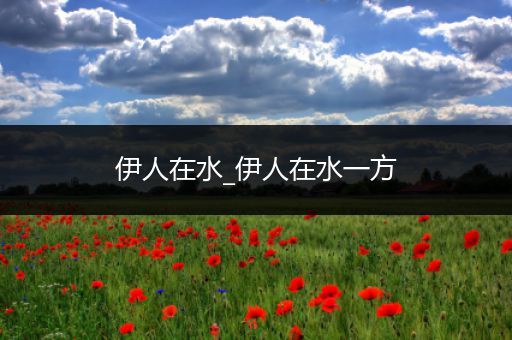 伊人在水_伊人在水一方