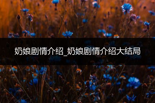 奶娘剧情介绍_奶娘剧情介绍大结局